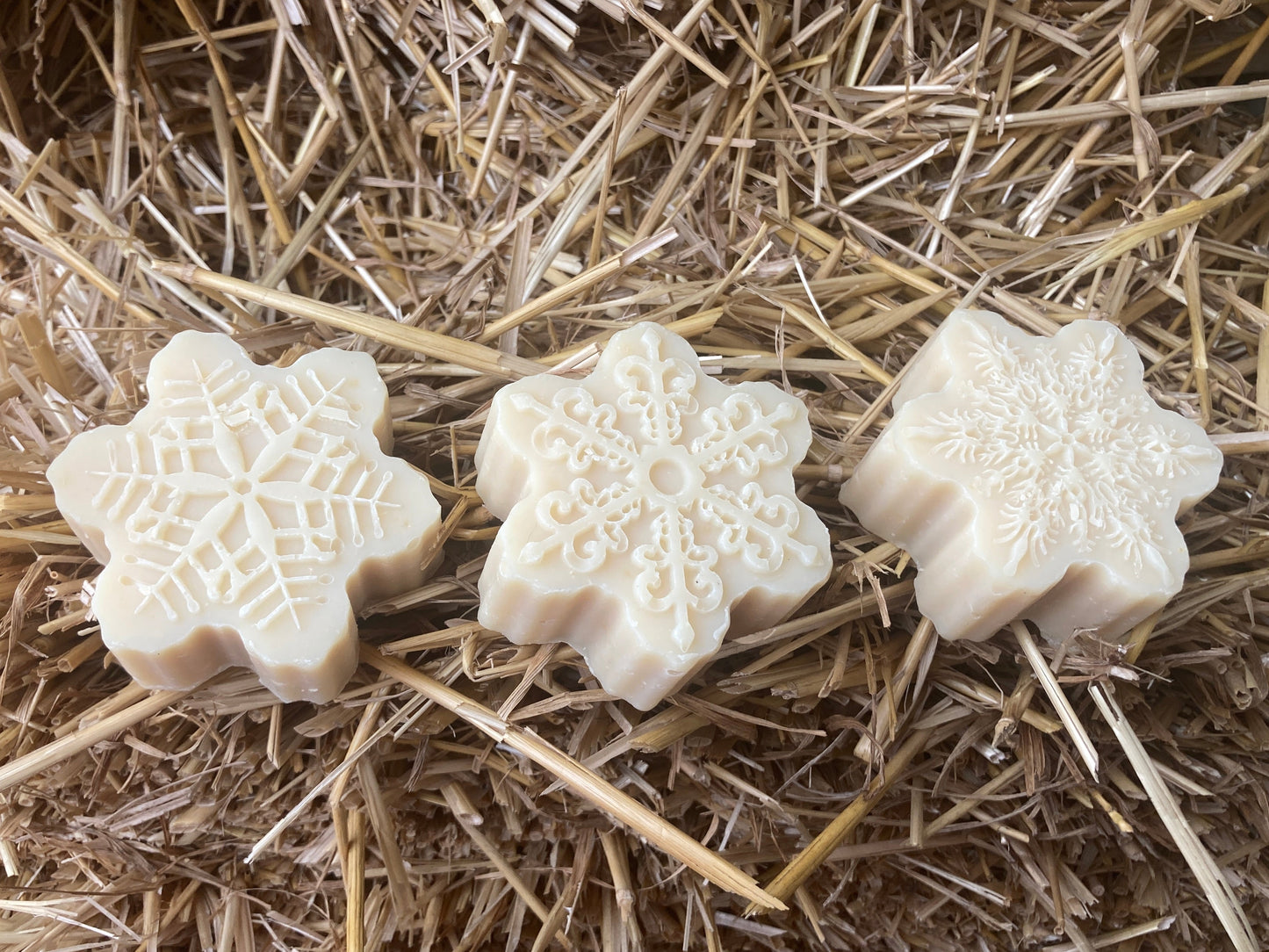Spa Day Snowflake Goat Milk Soap