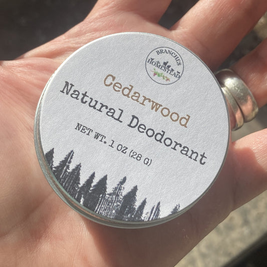 Cedarwood Natural Deodorant