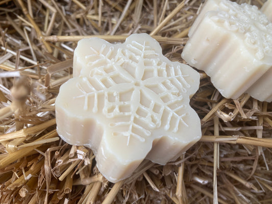 Spa Day Snowflake Goat Milk Soap